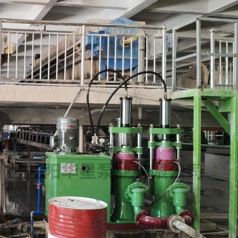 壓濾機節(jié)能進料泵，液壓陶瓷柱塞泥漿泵